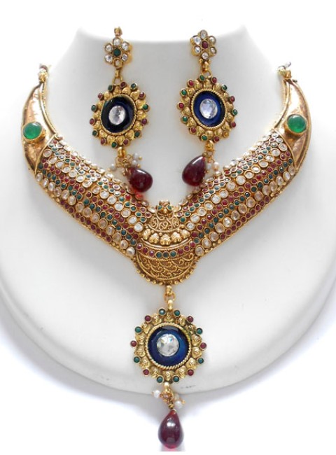 Polki Jewellery Set